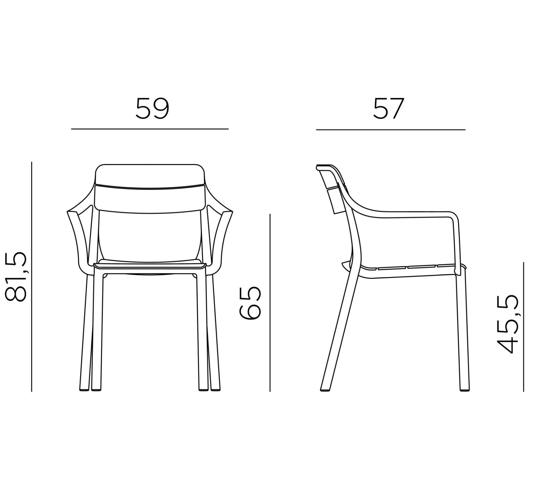 Nardi_2D_CassiaArmchair